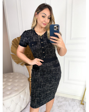 Vestido Tubinho Midi em Viscolycra Premiun | Moda Evangelica